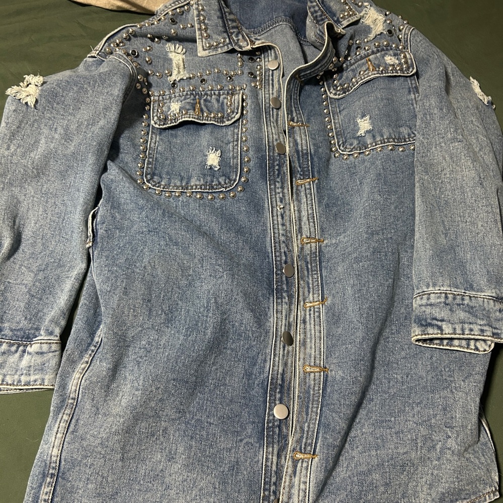 Vervet Studded Denim Jacket